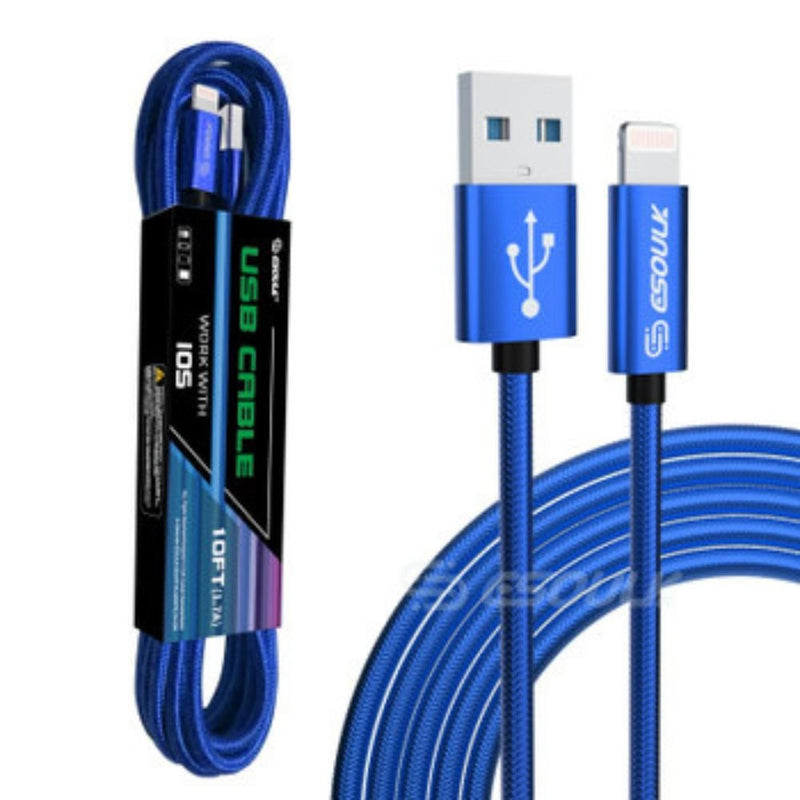 10FT USB Cable For IPhone XSXRXS MAX 1.7A