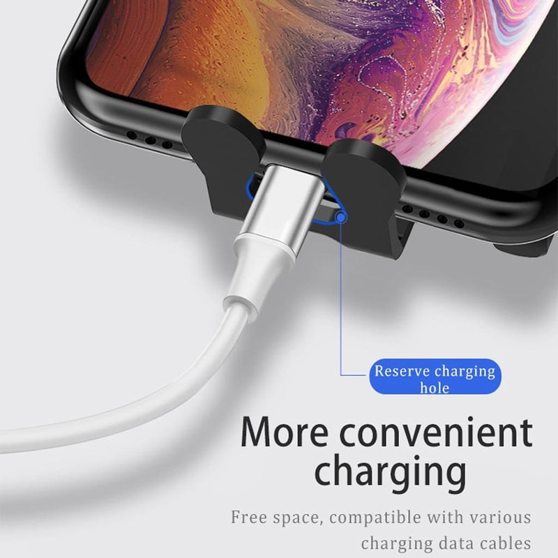 10W Wireless Triangle Mount Automatic Clamping Car Charger