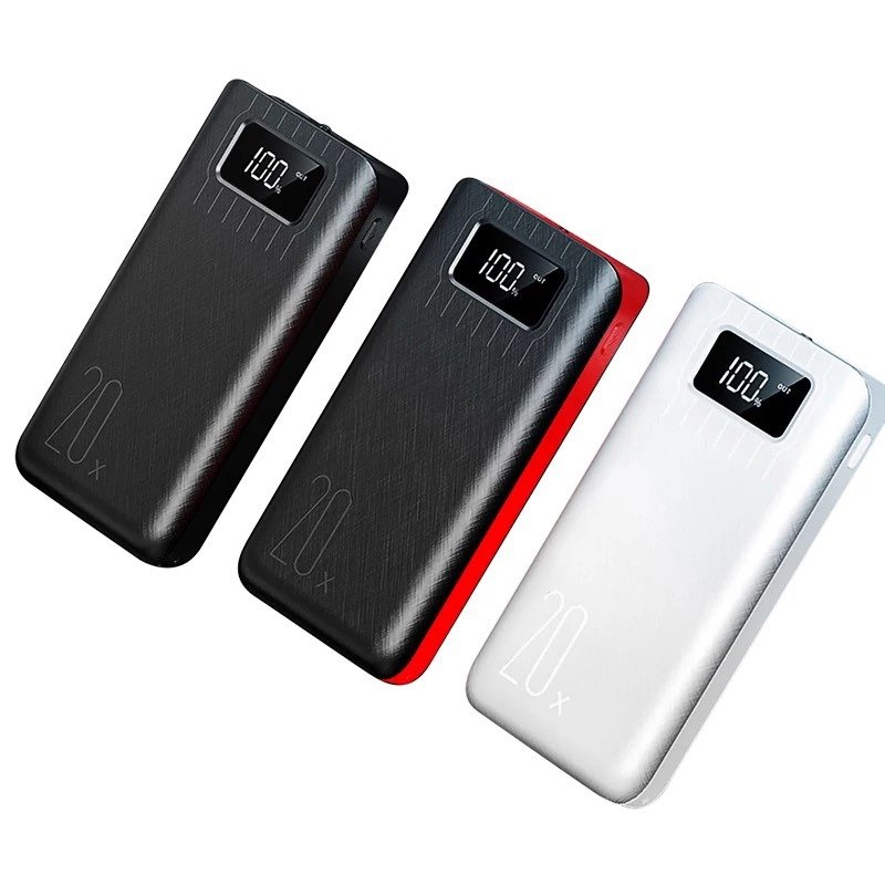 20000mAh External Battery Power Bank Dual USB 